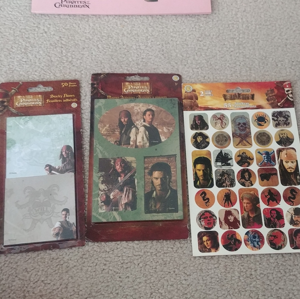 Pirates of the Caribbean Sticker Set